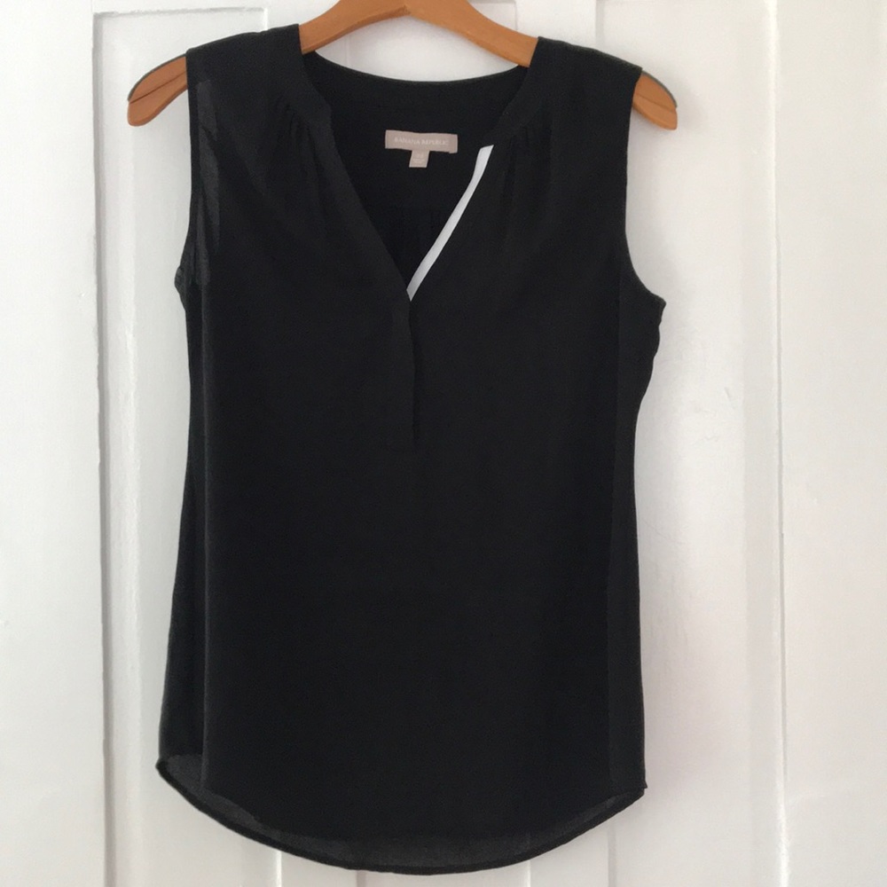 Banana Republic sleeveless blouse